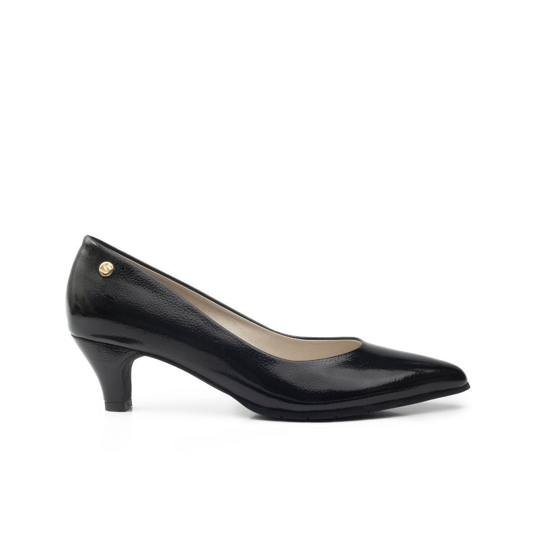 Tacón Cuero Mujer 10183
