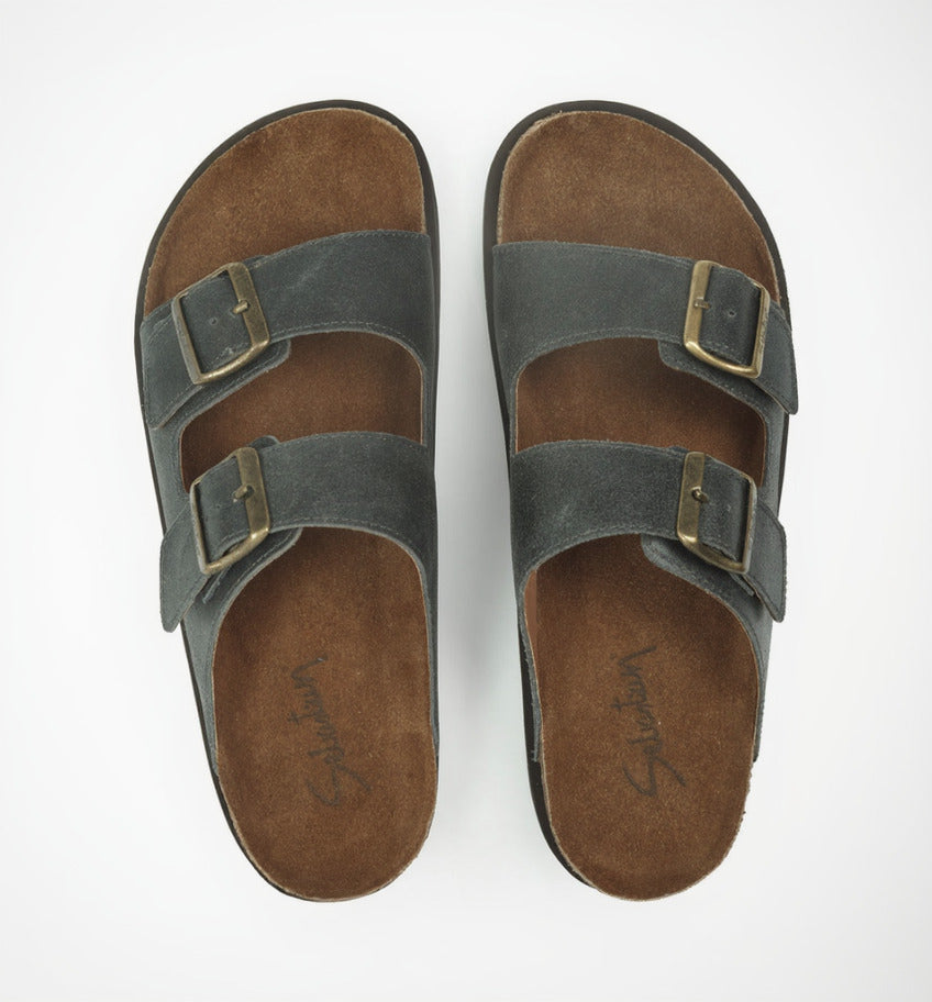 Sandalia 1014 de cuero para hombre