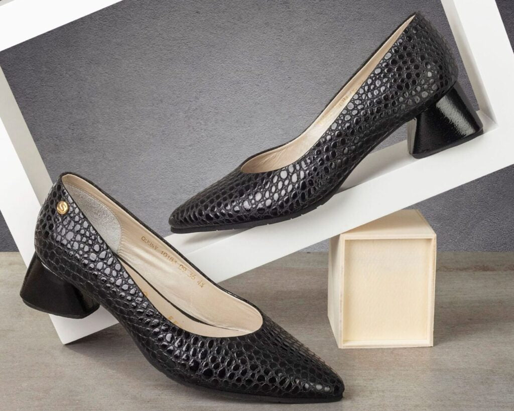Tacon 10183 Champaña en cuero para mujer