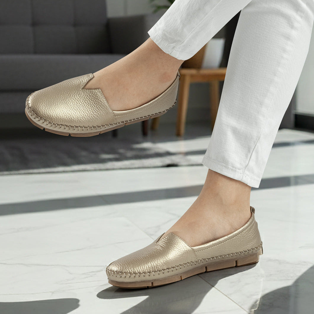 Mocasin 1024 de cuero para mujer