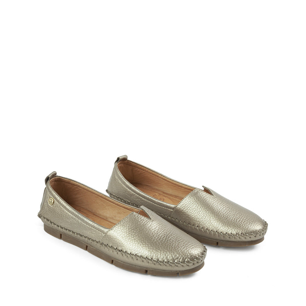 Mocasin 1024 de cuero para mujer