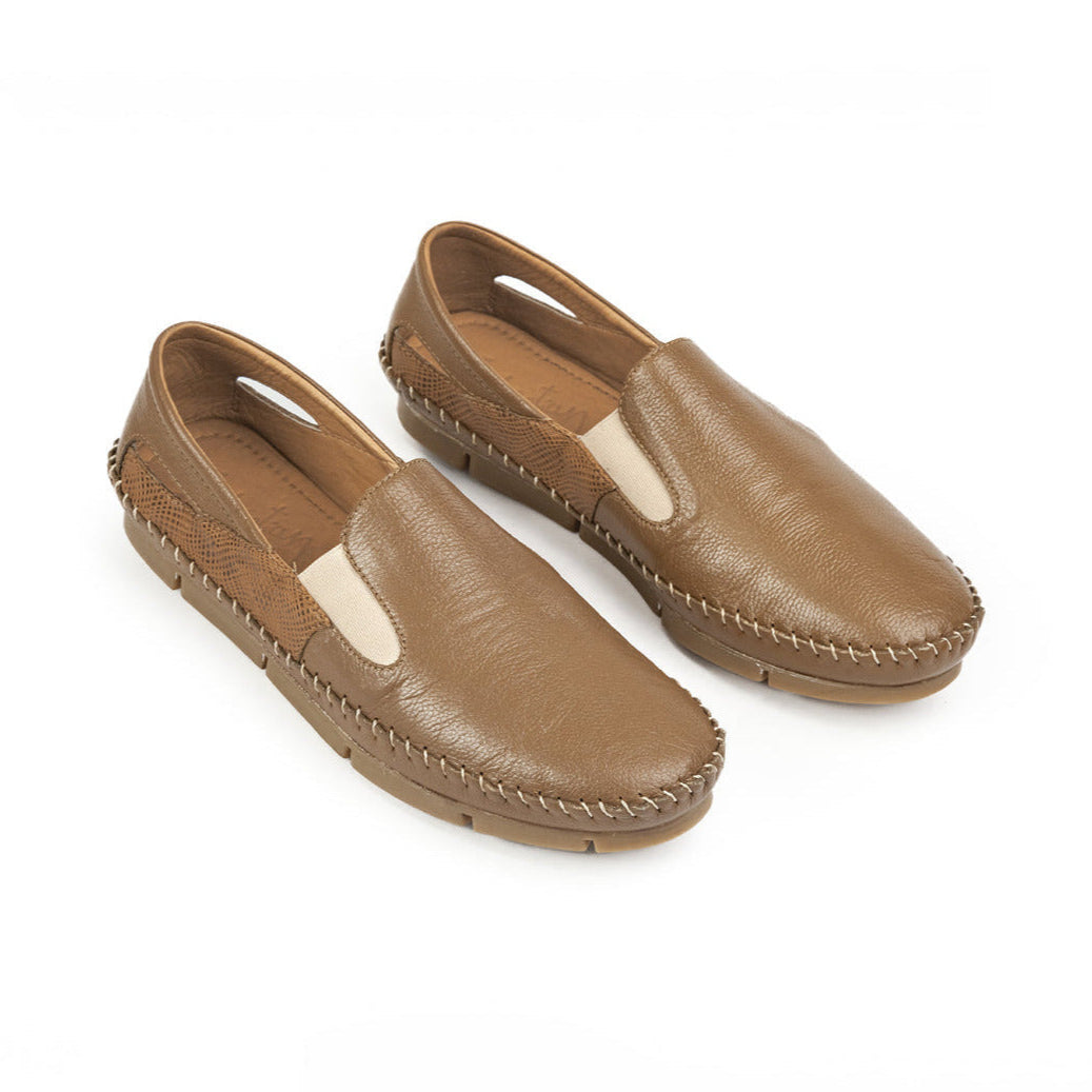 Deportivo 1028 VANS de cuero para Mujer