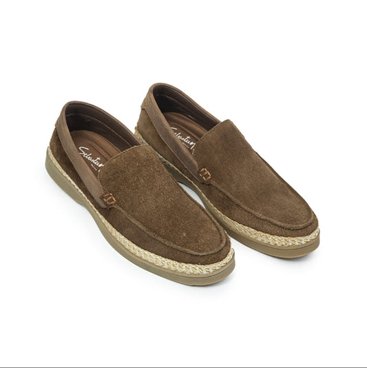 Mocasin cuero hombre Miel 2054