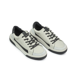 Casuales 2143 de cuero para hombre, detalle de la suela TR bicolor