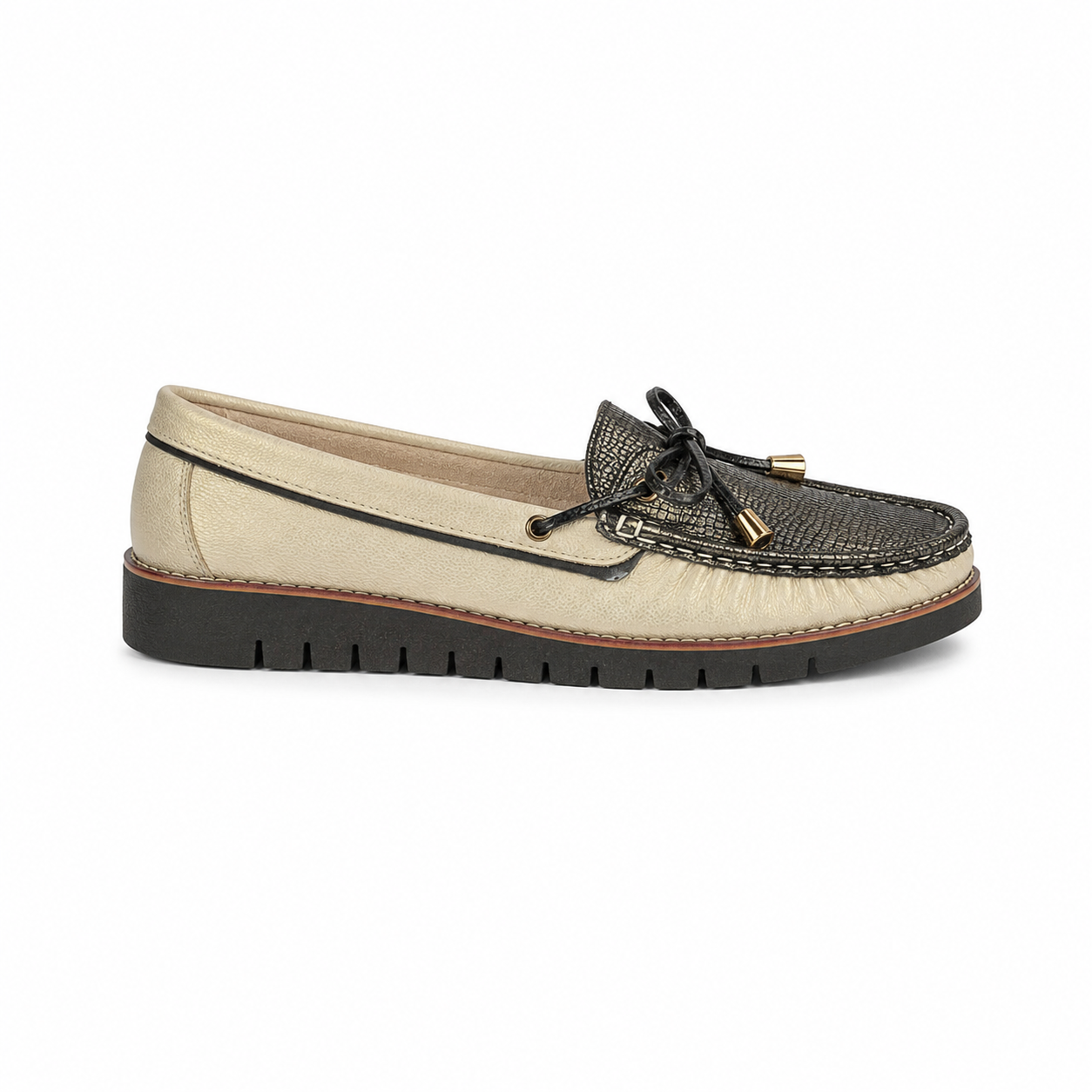 Mocasines 1728 de cuero para mujer