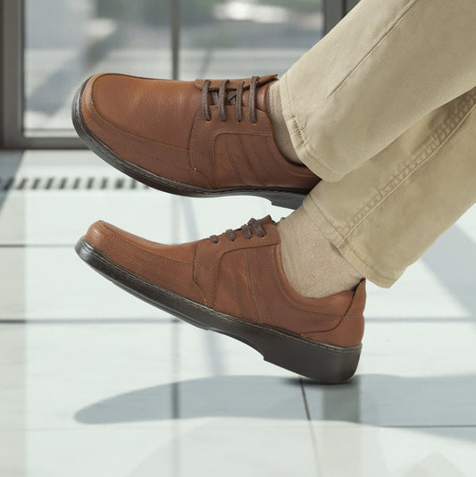 Confort Cuero Hombre Miel 2112