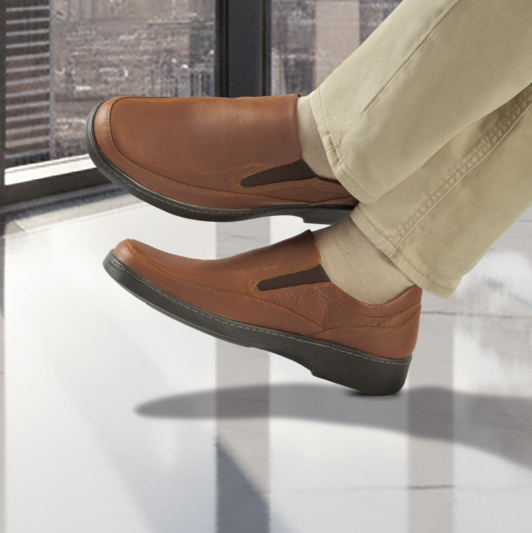 Confort Cuero Hombre Miel 2152