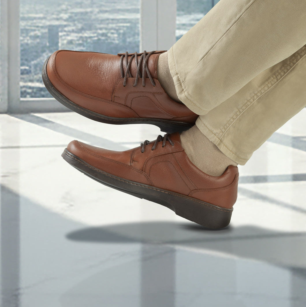 Confort 2158 En Cuero Hombre Miel Sheraton