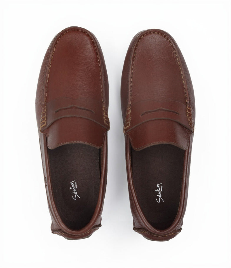Mocasin cuero 2170  Para Hombre