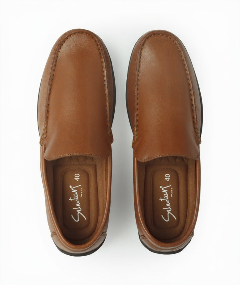 Mocasin 2225-1 de cuero para hombre
