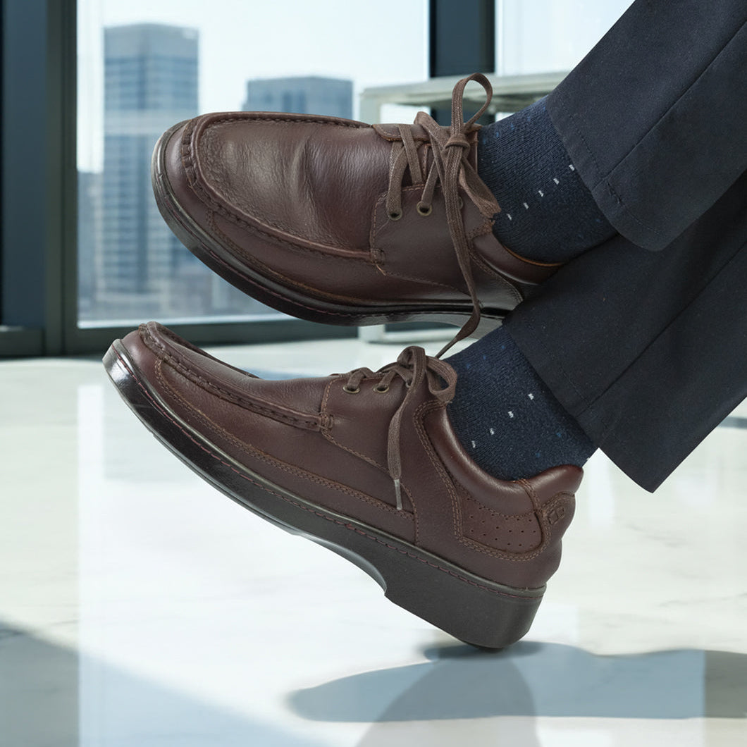 Formal Cuero Hombre Cafe 2301