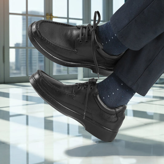 Formal Cuero Hombre Negro 2301