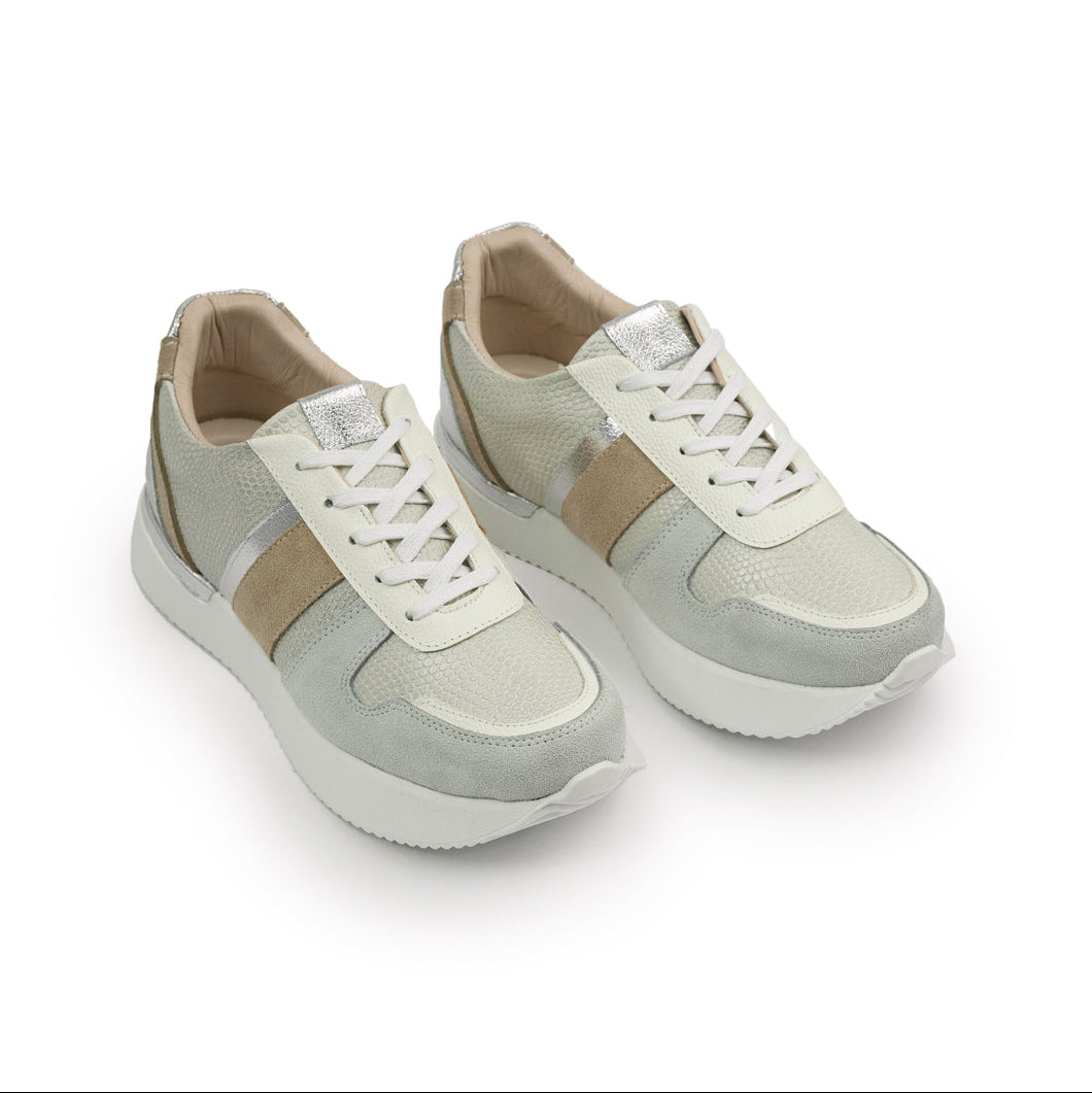 Deportivo 2501 de cuero para Mujer