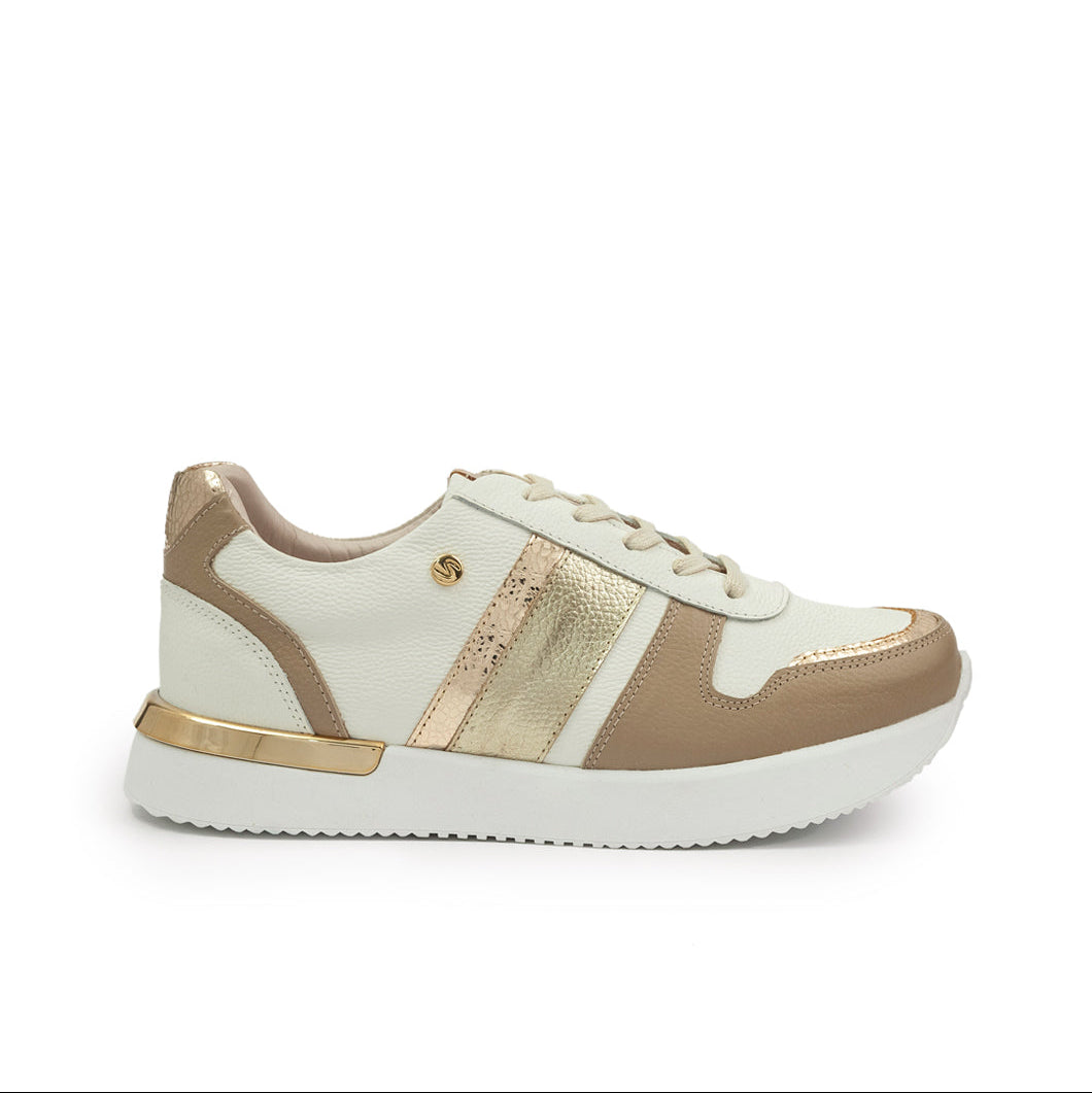 Deportivo 2501 de cuero para Mujer