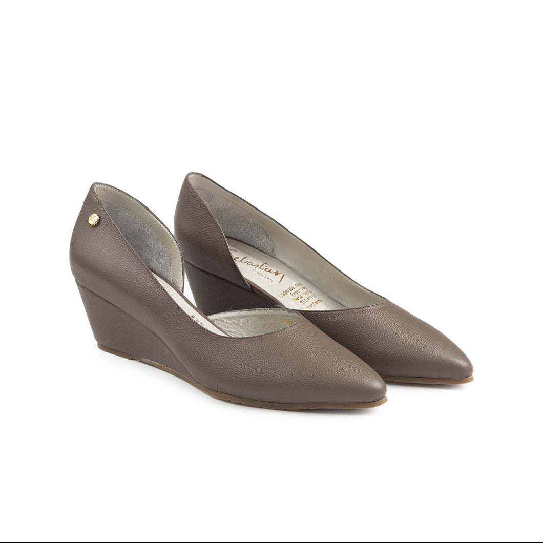 Zapatos Tacon 2547 en cuero para mujer