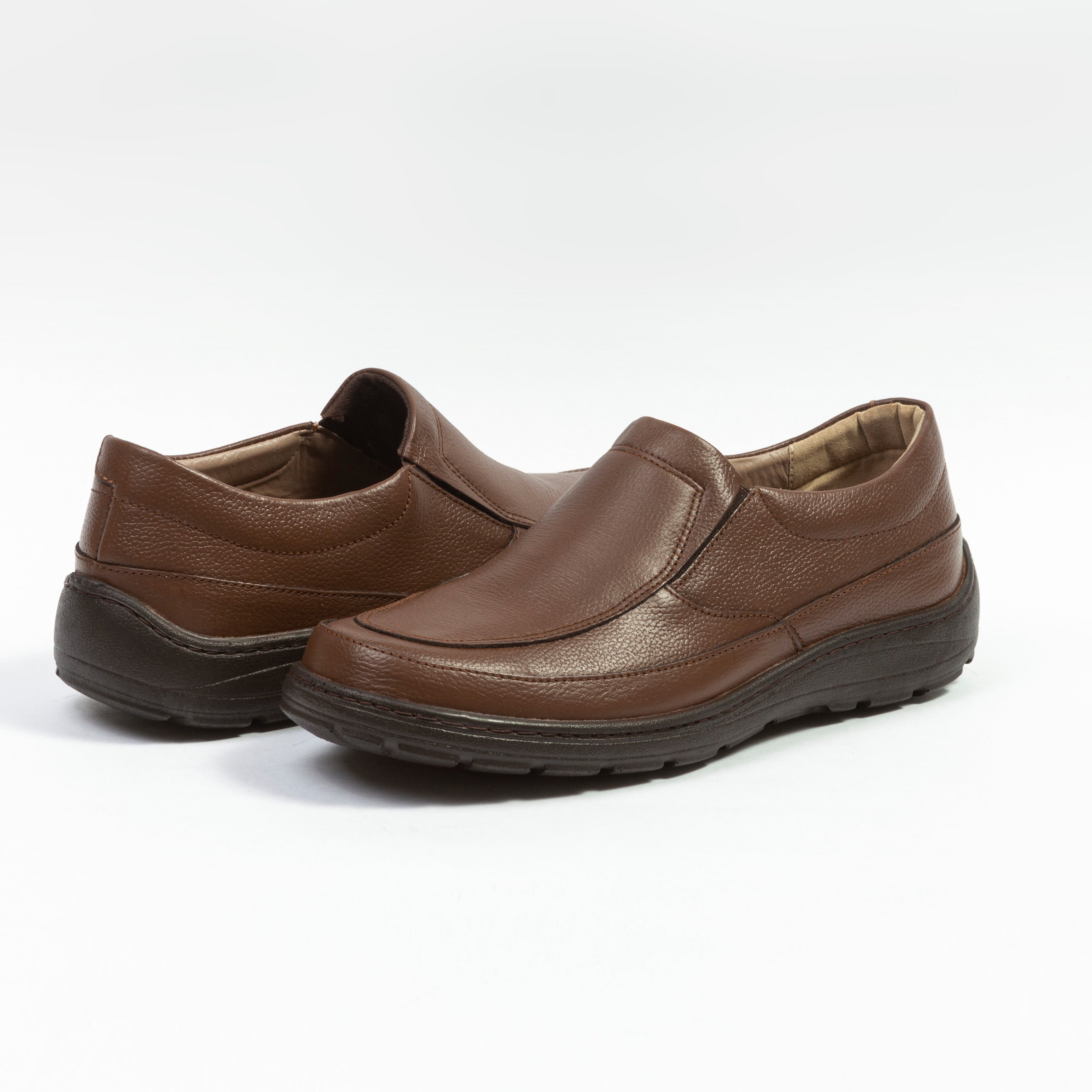 Confort 2806 En Cuero Hombre Cafe