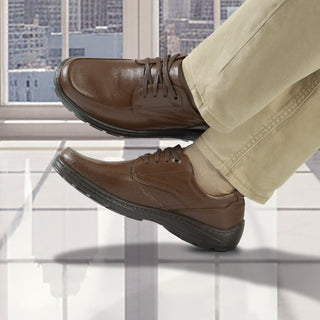 Confort 2856 de cuero para hombre, detalle de la suela de poliuretano
