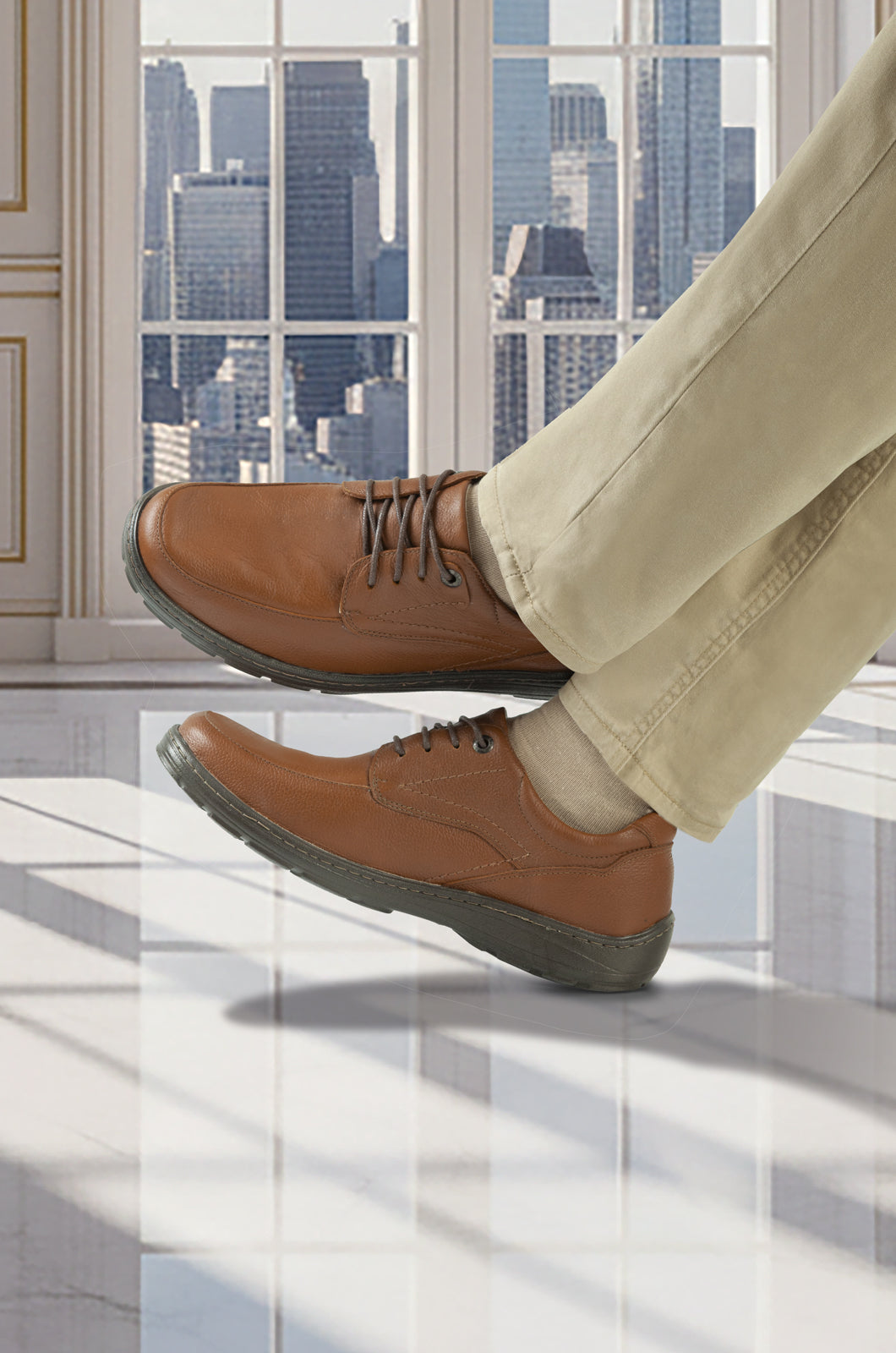 Confort 2856 En Cuero Hombre