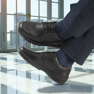 Confort 2863 de cuero para hombre, vista tres cuartos del par