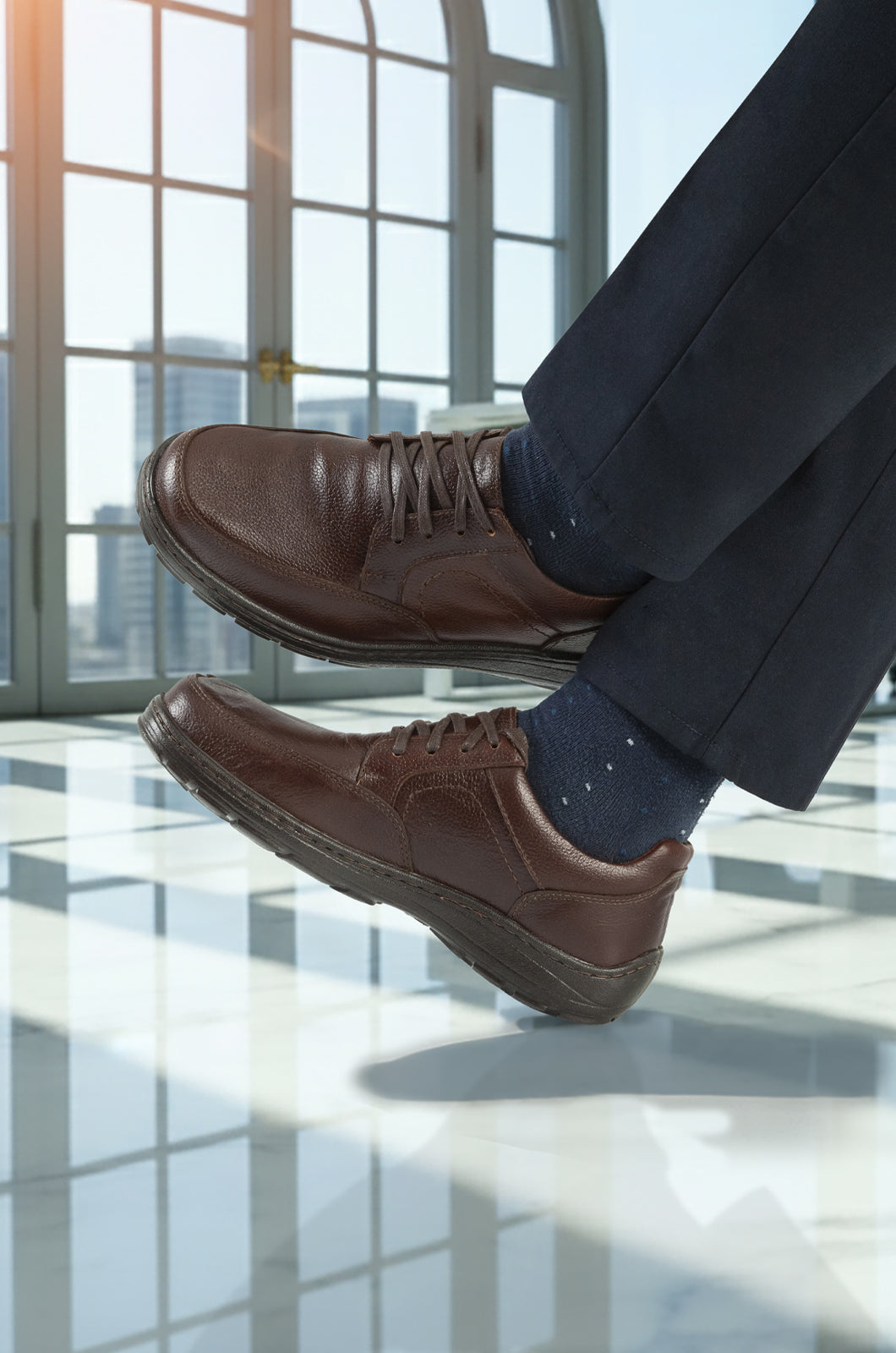 Confort 2863 En Cuero Hombre