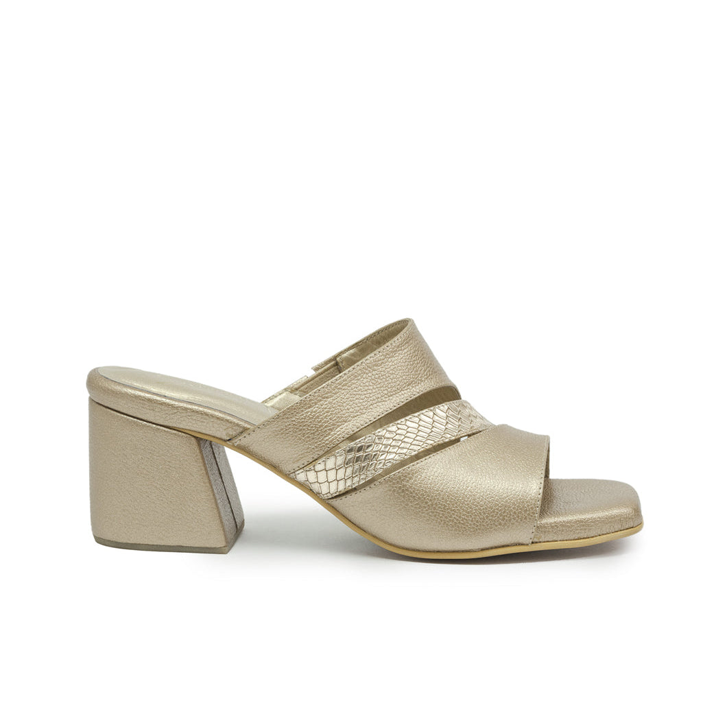 Sandalias tacon Elvira 04 cuero mujer