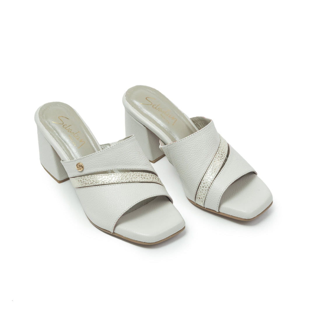 Sandalias tacon Elvira 04 cuero mujer