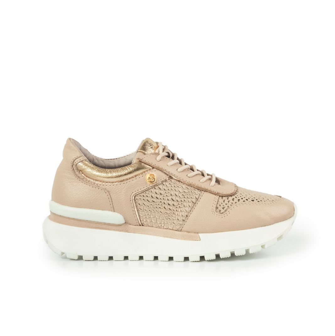 Deportivo Pretty de Cuero para mujer