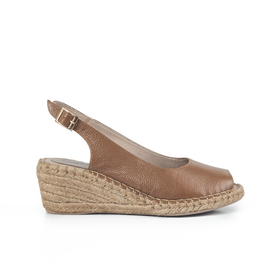 Sandalia Plataforma 4373 Cuero Mujer