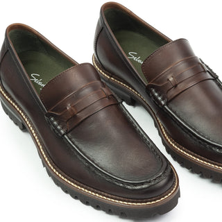 Mocasines 3080 EVA de cuero para hombre, vista lateral
