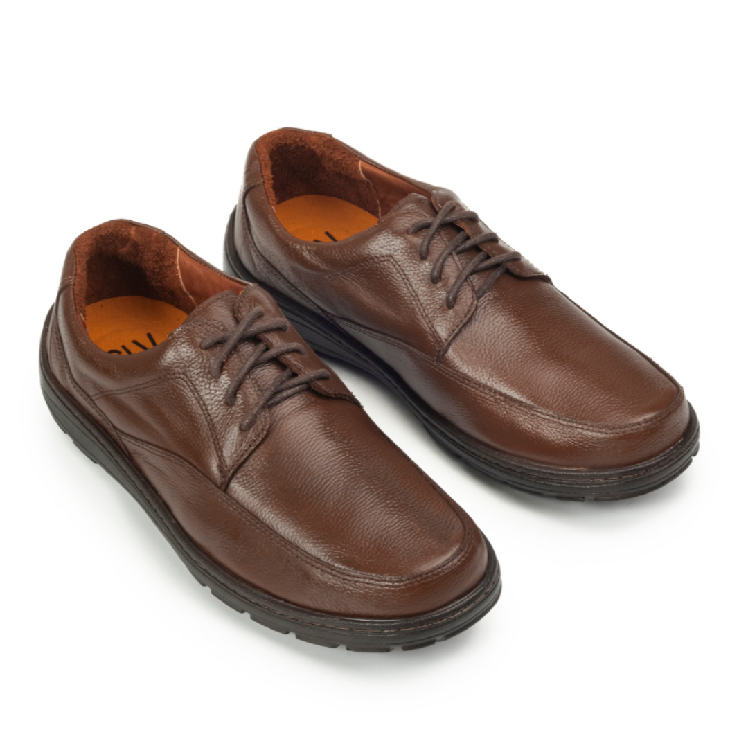 Confort 2802 Cuero Hombre cafe excel