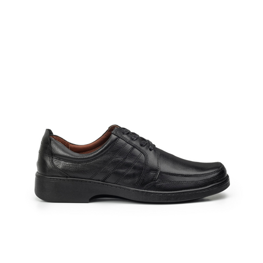 Confort Cuero Hombre Negro 2112