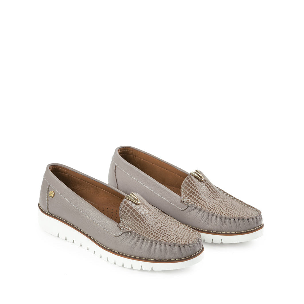 Mocasin 40 - 126 de cuero para mujer