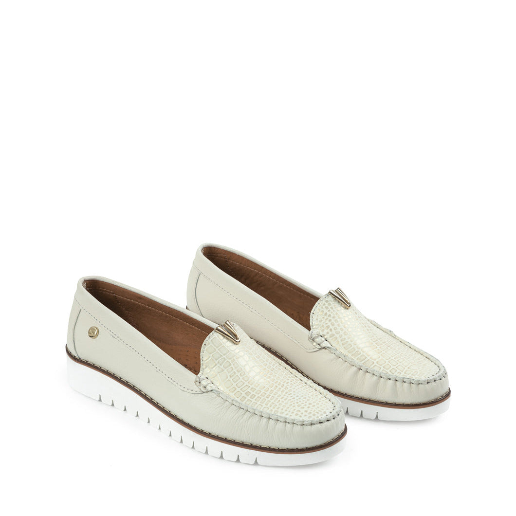 Mocasin 40 - 126 de cuero para mujer