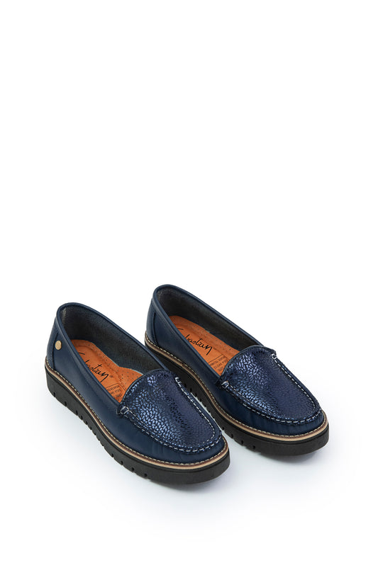 Mocasines Cuero Mujer 40 - Liso Vivo