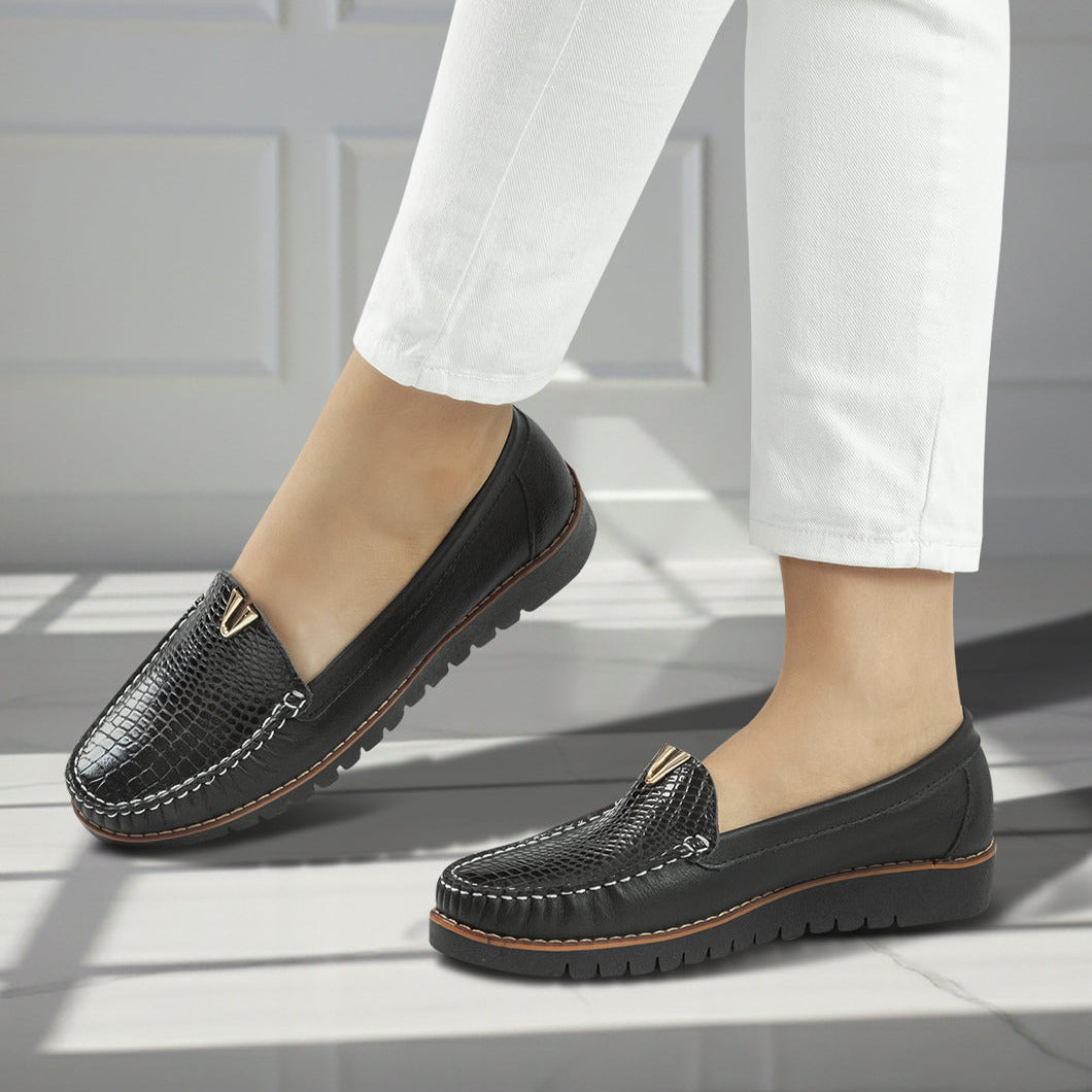 Mocasin 40 - 126 de cuero para mujer