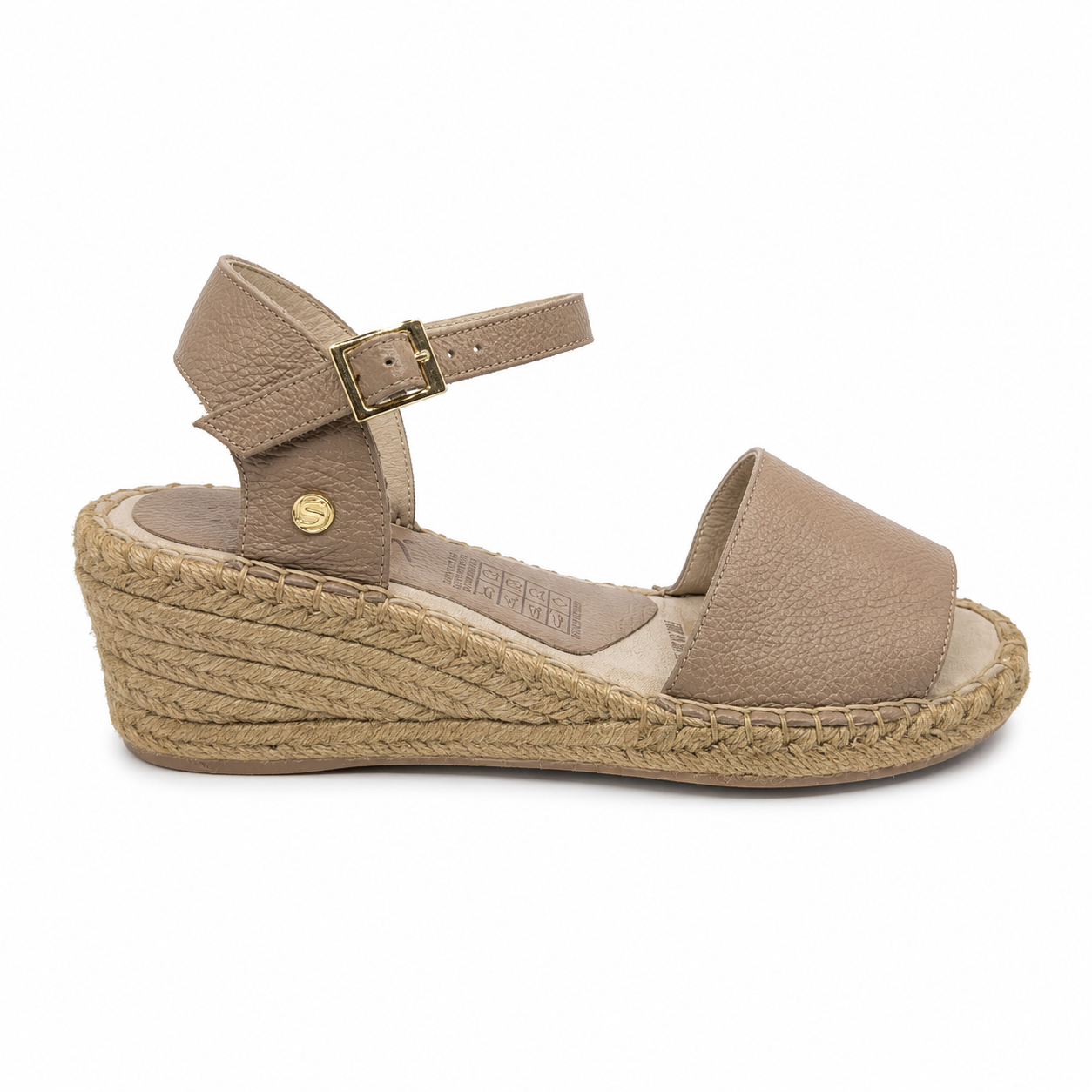 Sandalia Plataforma 4345 5.5 en cuero para mujer