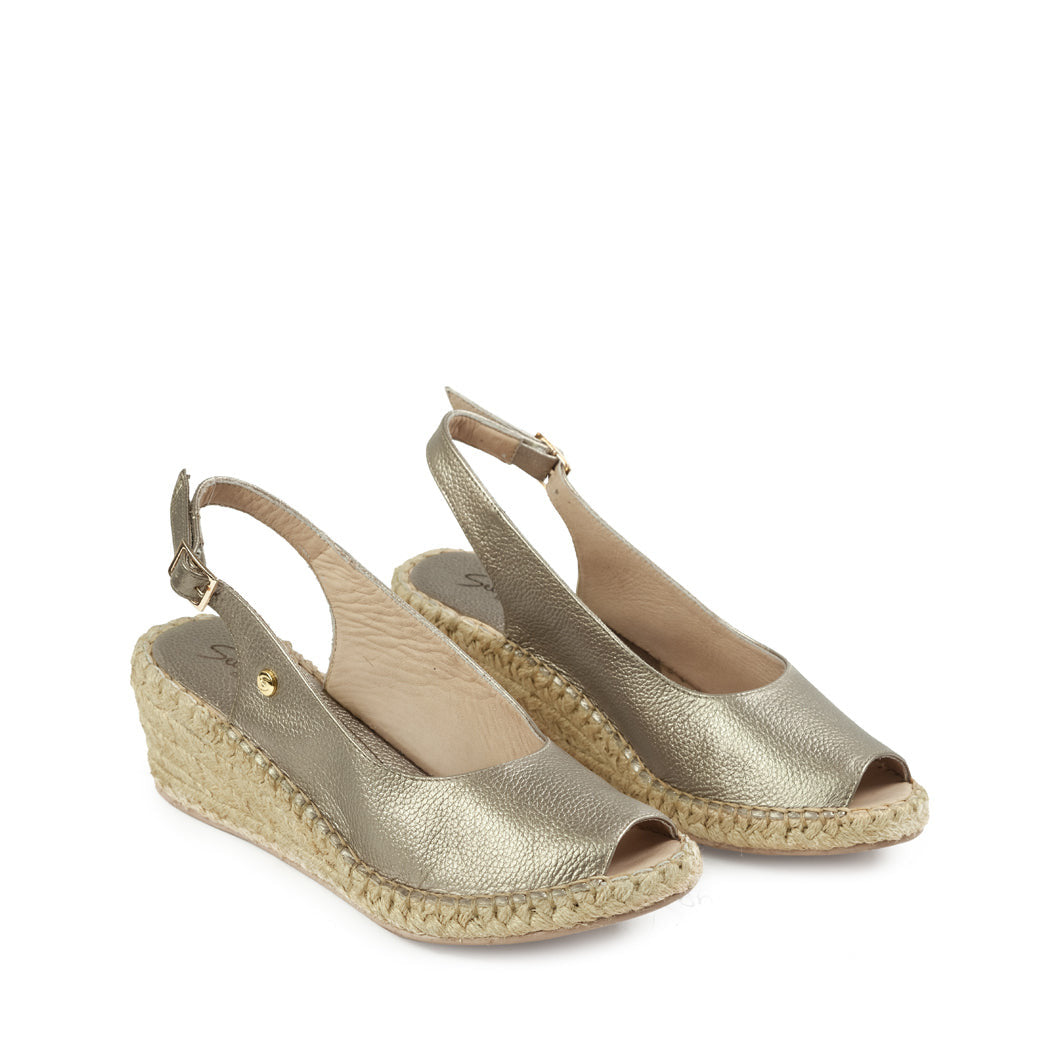 Sandalia Plataforma 4373 Cuero para Mujer