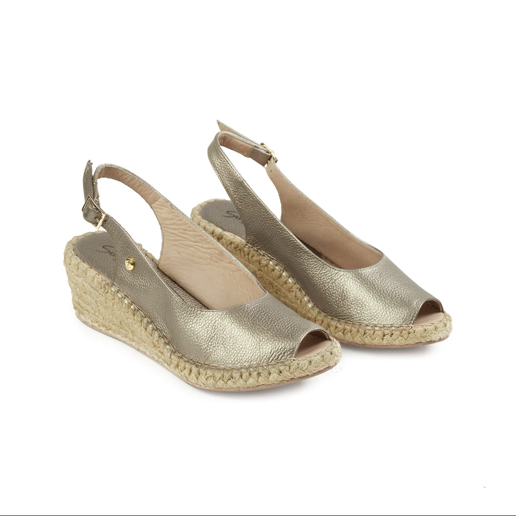 Sandalia Plataforma 4373 Cuero para Mujer