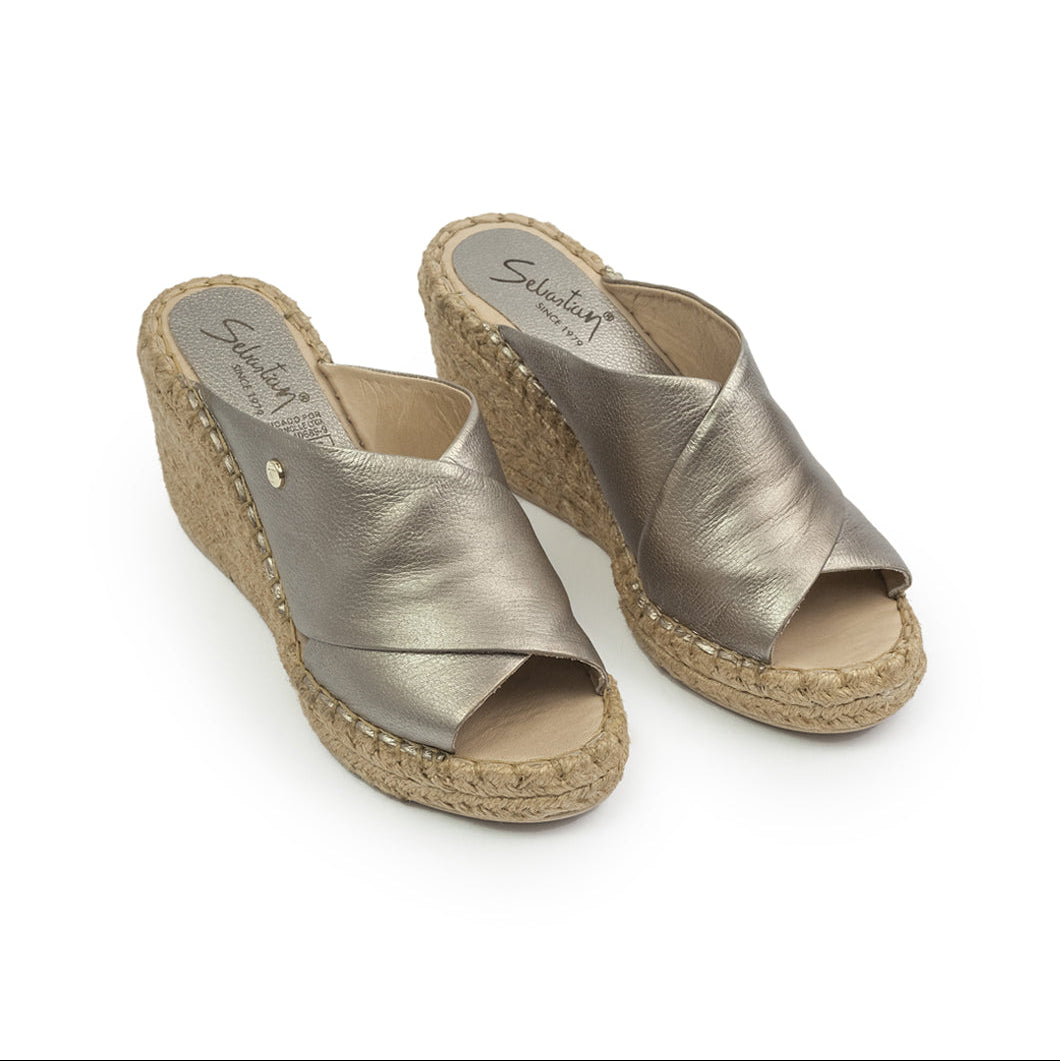 Sandalia Plataforma 4390 Cuero para Mujer