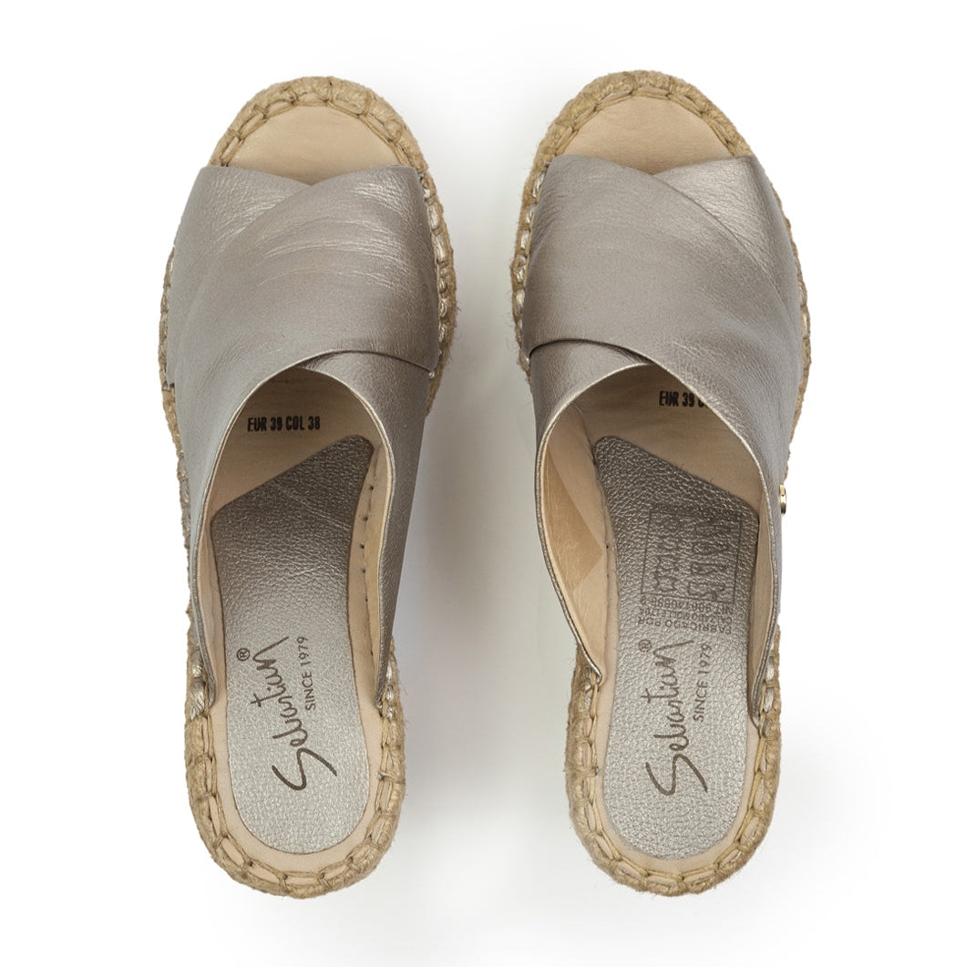 Sandalia Plataforma 4390 Cuero para Mujer