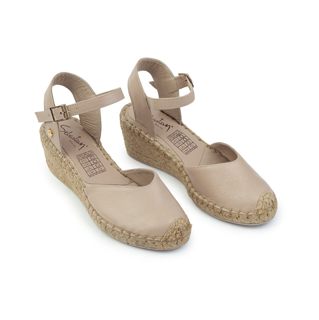 Sandalia Plataforma 4417 Cuero para Mujer
