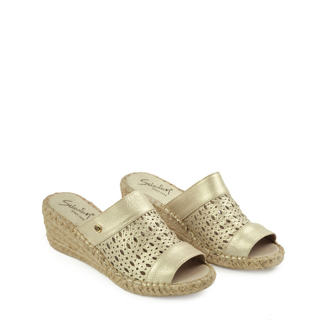 Sandalia Plataforma 4451 Cuero para Mujer