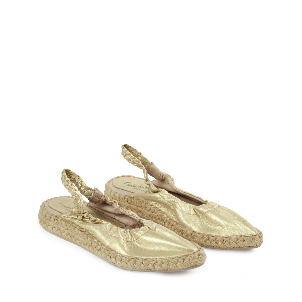 Sandalia plataforma 4485 de cuero para dama
