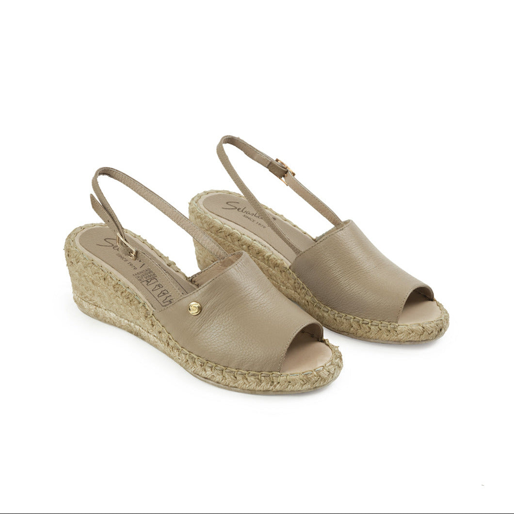 Sandalia Plataforma 4488 Cuero para Mujer
