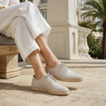 Espadrila de cuero para mujer 4530