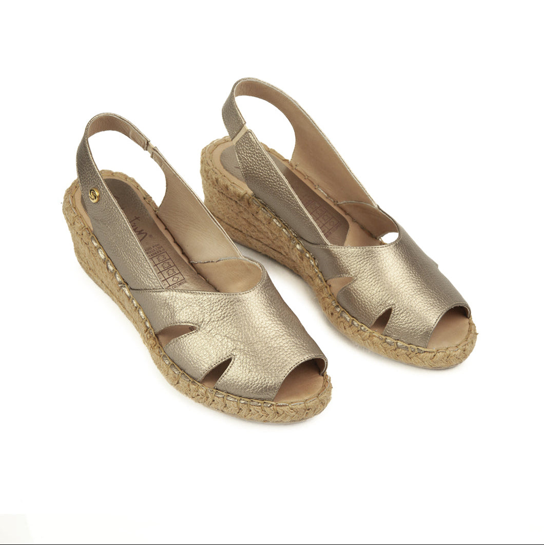 Sandalia Plataforma 4548 Cuero para Mujer