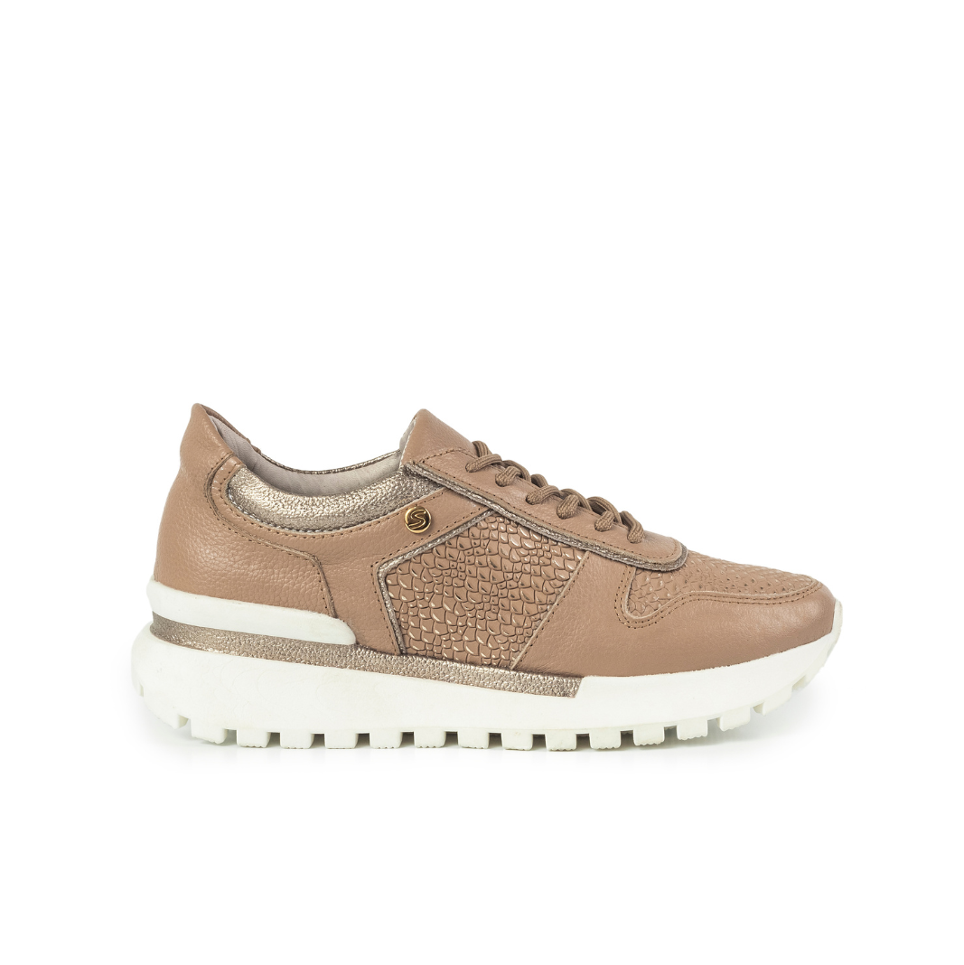 Deportivo Pretty de Cuero para mujer