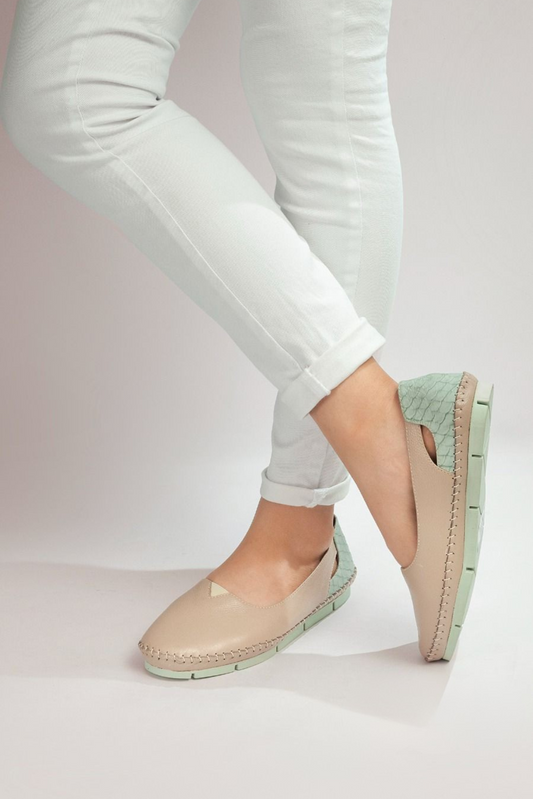 Mocasines Cuero Mujer  1034