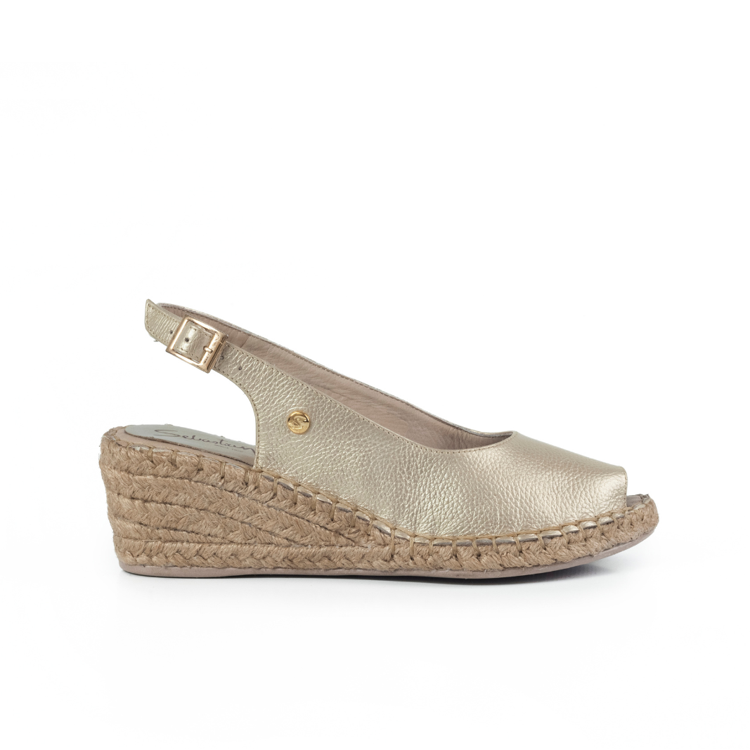 Sandalia Plataforma 4373 Cuero Mujer