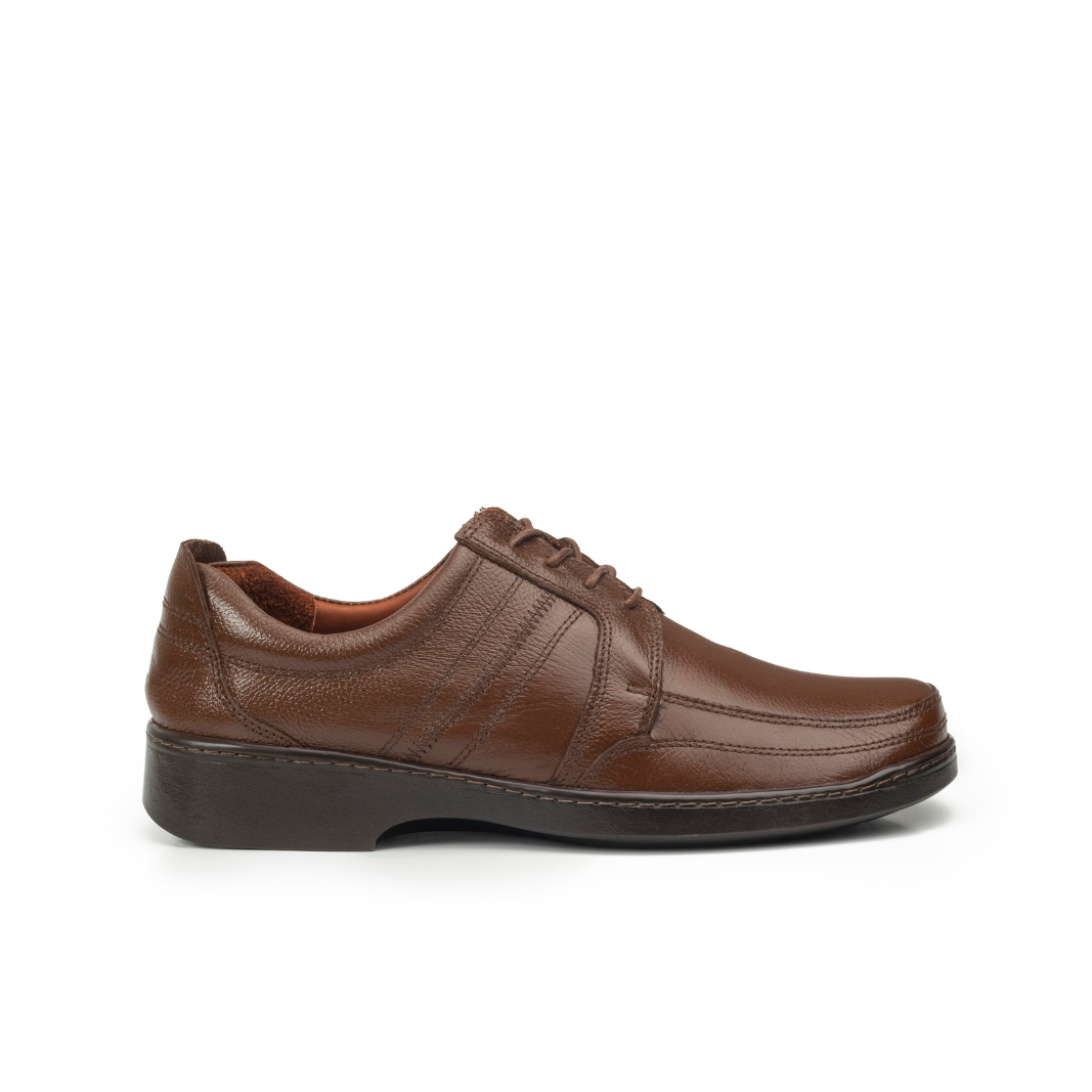 Confort Cuero Hombre Cafe 2112